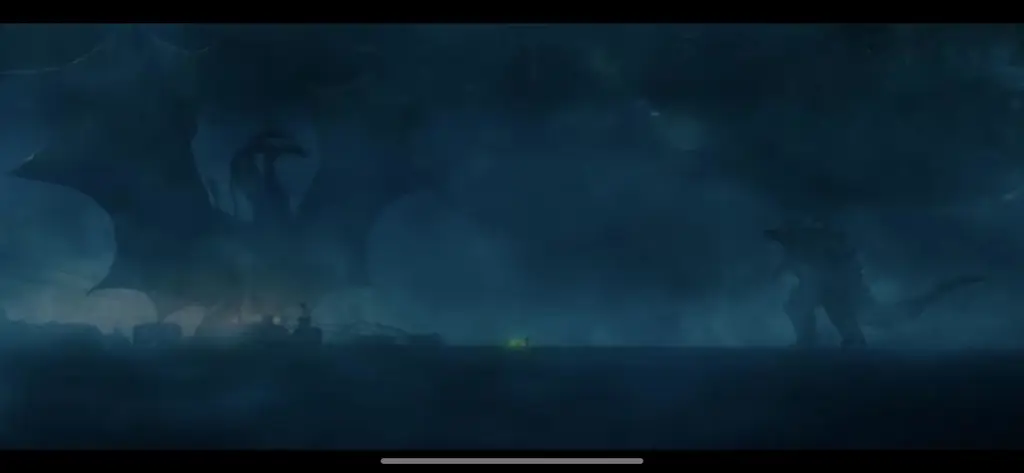 Pertempuran Epik Godzilla Adegan pertarungan Godzilla dalam anime