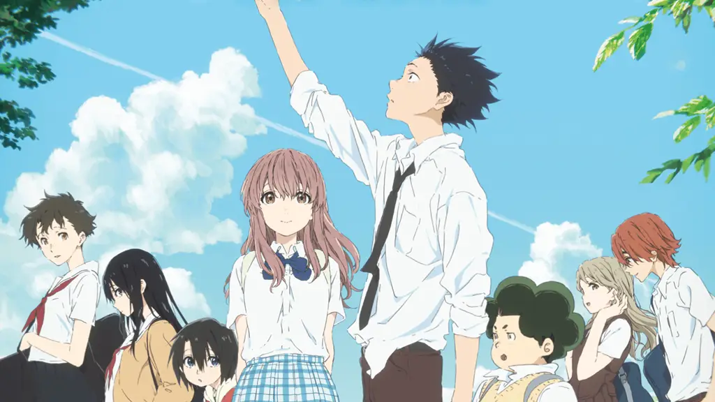 Poster film anime A Silent Voice. Poster film anime A Silent Voice.