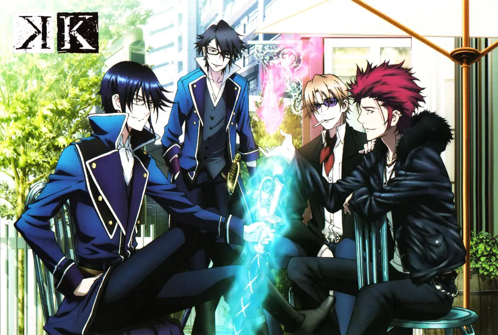 Visual anime K Project yang memukau
