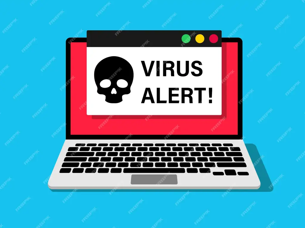 Peringatan tentang bahaya virus komputer Peringatan virus komputer