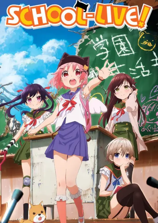 Kehidupan Sekolah: Mencari Inspirasi dari Anime Gambar ilustrasi kehidupan sekolah di anime Jepang