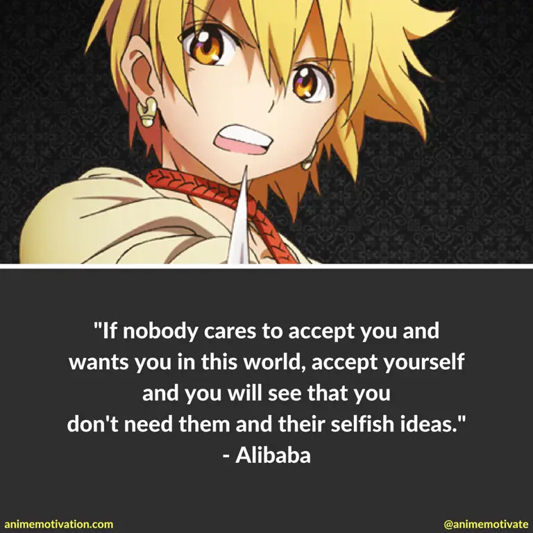 Kutipan Anime Inspiratif Gambar kutipan inspiratif dari anime