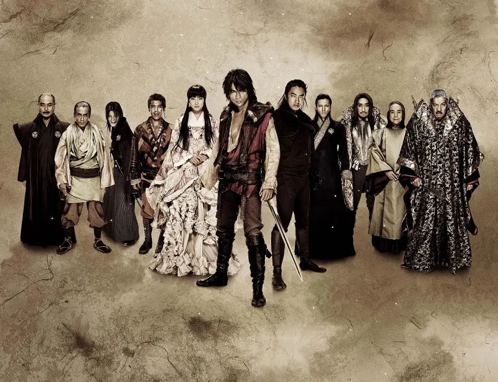 Adegan pertarungan Goemon yang menegangkan Adegan pertarungan Goemon dalam film anime