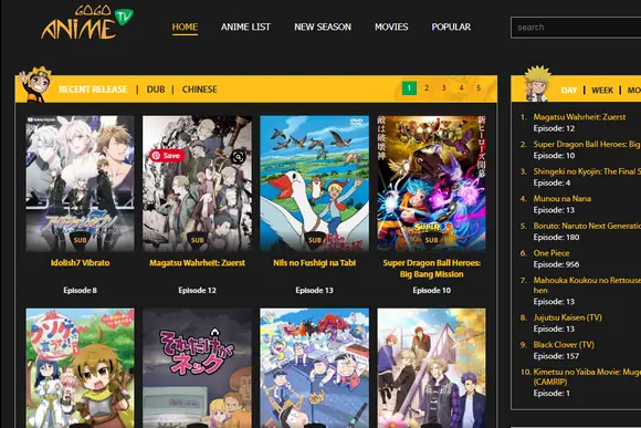 Contoh situs streaming anime yang berkualitas tinggi Gambar situs streaming anime berkualitas tinggi