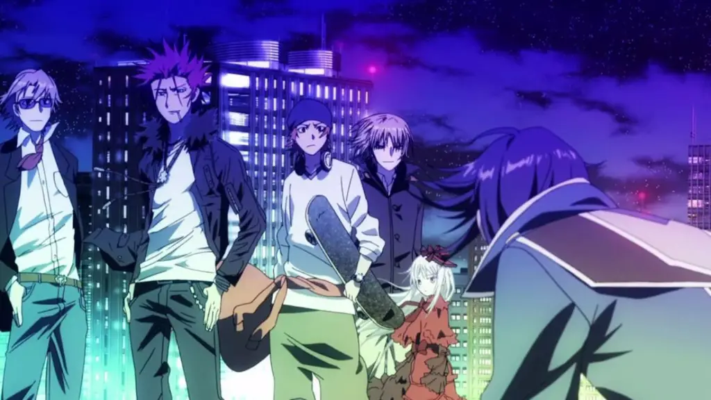Adegan menarik dari film anime K: Missing Kings Adegan menarik dari film anime K: Missing Kings