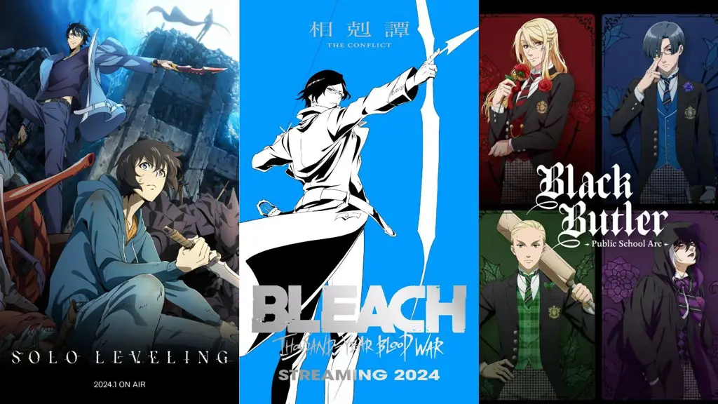 Daftar Film Anime Terbaru 2024 Poster-poster film anime terbaru tahun 2024