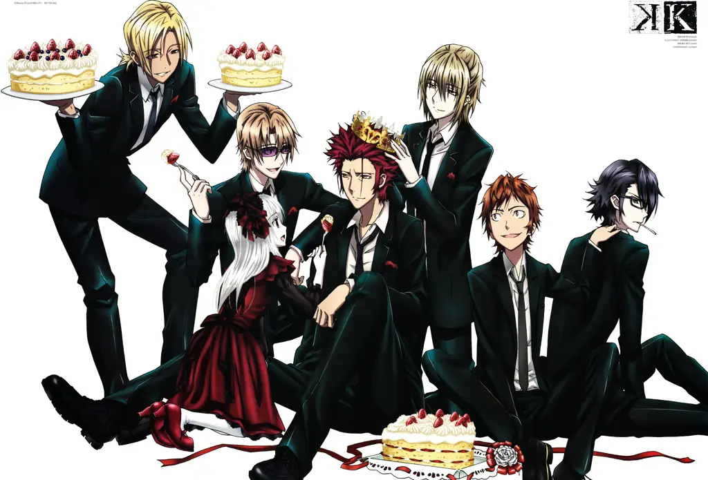 Ilustrasi Musik dalam Anime K Gambar ilustrasi musik anime K