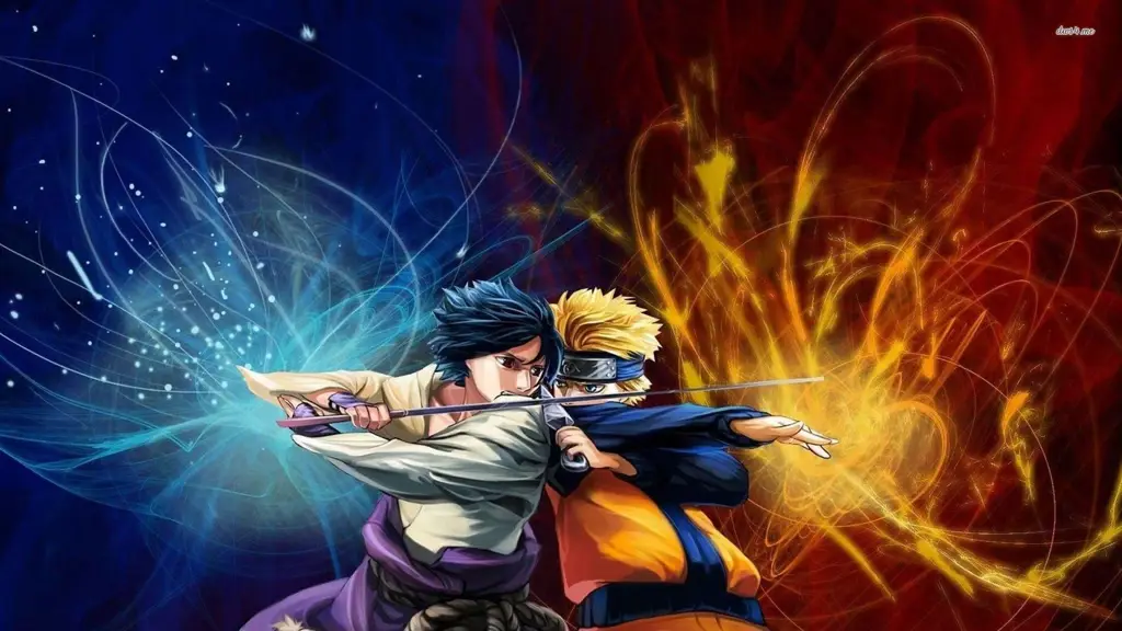Pertarungan seru antar karakter Adegan pertarungan karakter anime yang epik