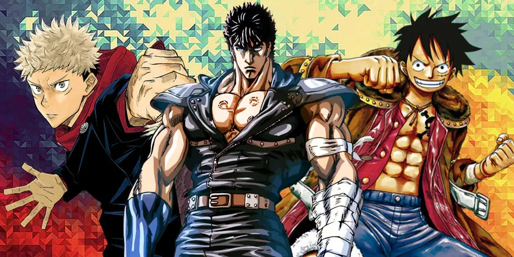 Aksi Karakter Anime yang Seru Karakter anime yang sedang bertarung