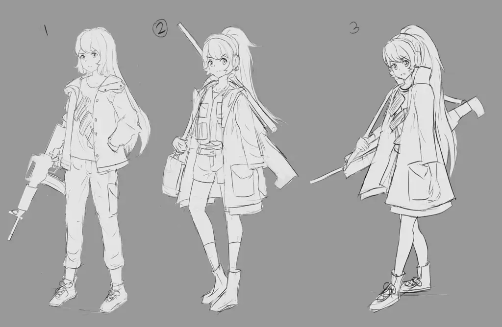 Desain karakter yang unik dan menarik Desain karakter dalam Planet Anime Movie