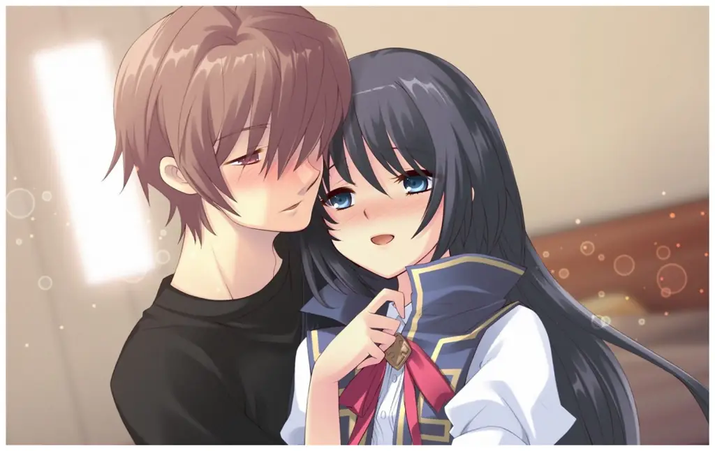 Temukan kisah cintamu dalam film anime romance Pasangan anime yang sedang bermesraan