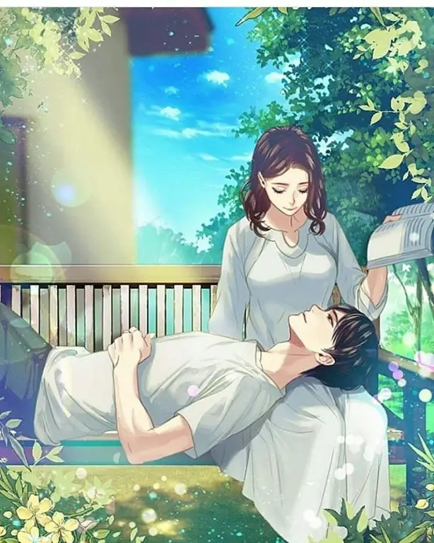 Pasangan Anime Romantis Ilustrasi pasangan anime romantis