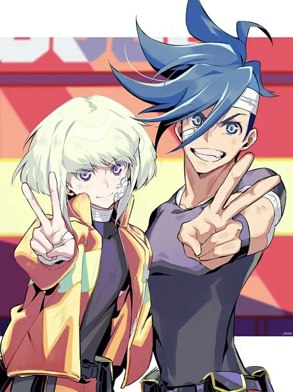 Desain karakter yang unik dan stylish dalam Promare.