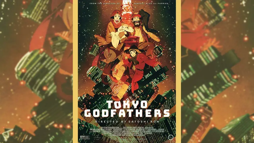 Poster film anime Tokyo Godfathers
