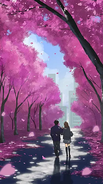 Latarr Belakang Anime yang Memukau Gambar latar belakang anime yang menakjubkan
