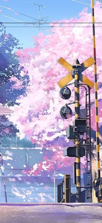 Keindahan visual 5 Centimeters Per Second Pemandangan indah dalam anime 5 Centimeters Per Second