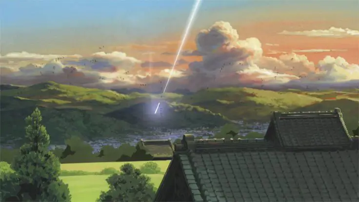 Pemandangan Anime yang Luar Biasa Gambar pemandangan anime yang memukau