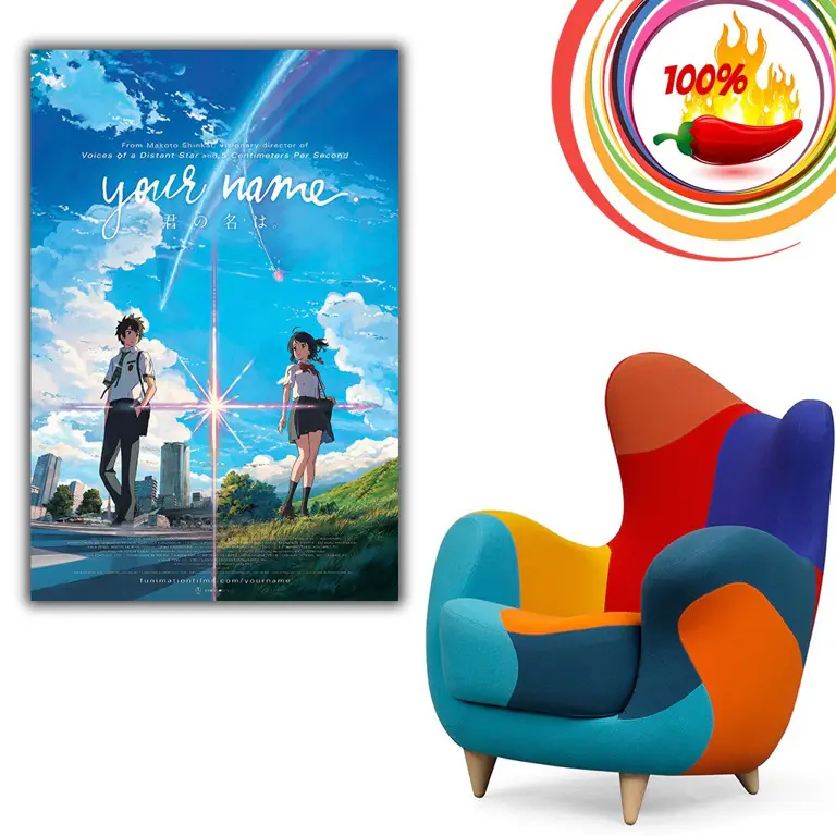 Poster film Your Name., salah satu anime movie tersedih Poster film Your Name.