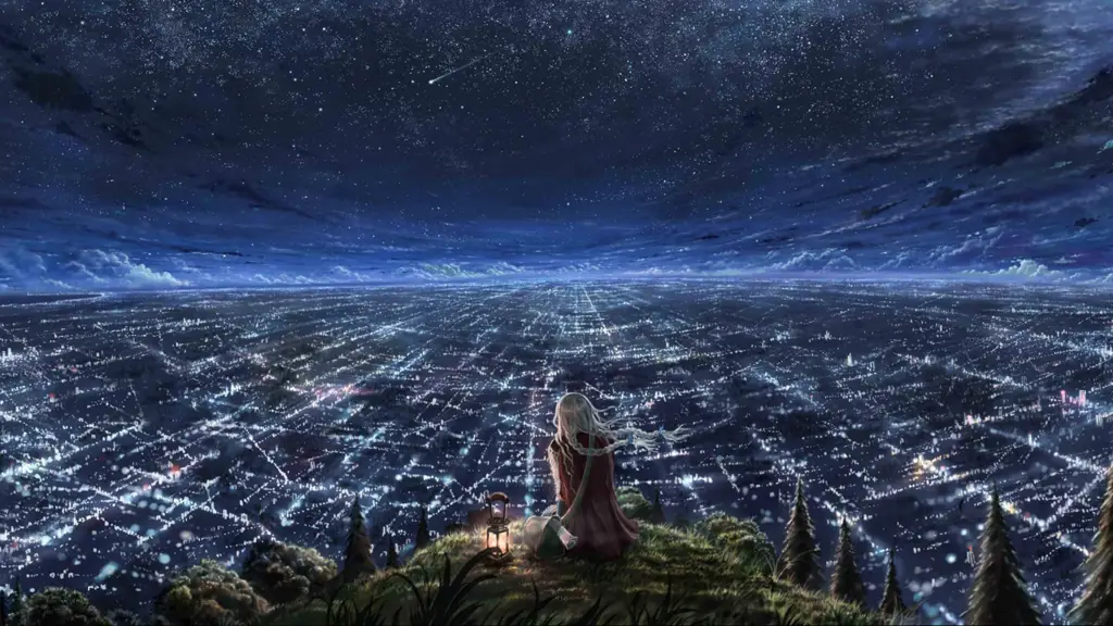 Keindahan latar dalam anime movie Contoh latar belakang anime yang indah dan detail