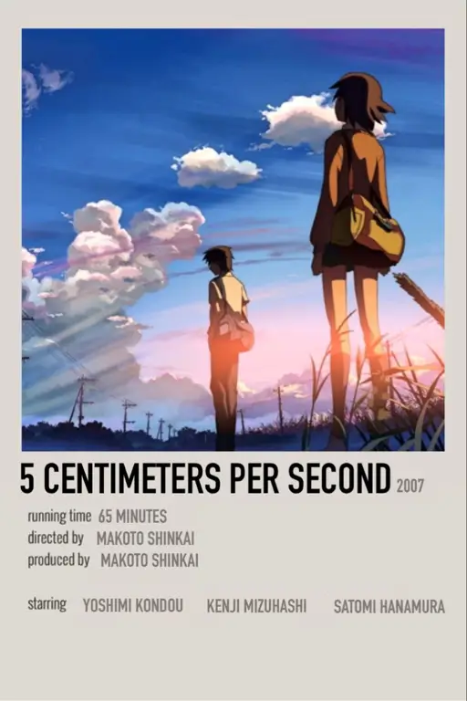 Perbandingan tema dan gaya animasi Perbandingan film anime 5 Centimeters Per Second, Wolf Children, dan A Silent Voice
