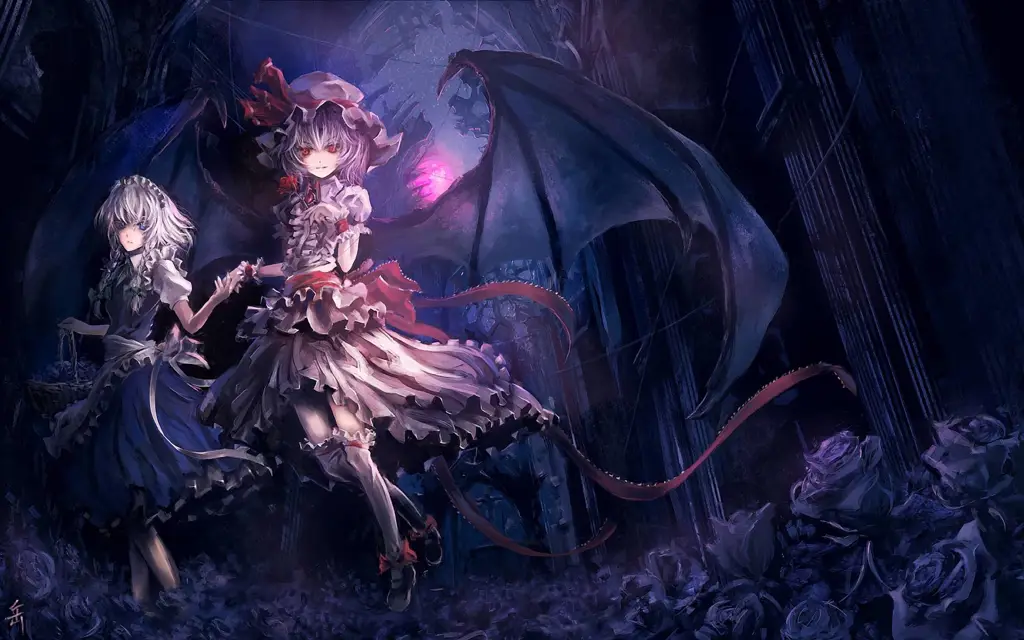 Latar yang Detail dan Indah Gambar latar belakang anime berkualitas tinggi