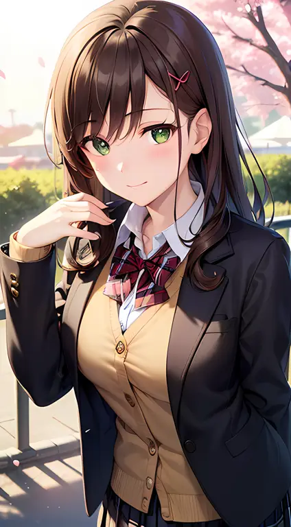 Detail Karakter Anime yang Menarik Gambar close up karakter anime dengan detail yang luar biasa