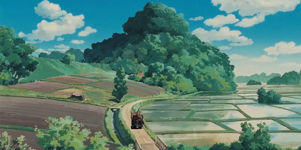 Keindahan latar dalam film anime Pemandangan yang menakjubkan dalam anime movie