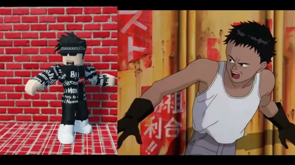 Menunjukkan perbedaan gaya visual antara kedua film anime tersebut Perbandingan visual antara film Akira dan Harmony