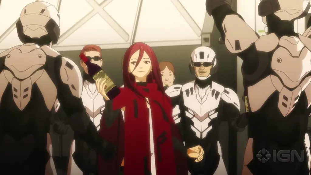 Gambar diam yang menampilkan detail visual yang menarik dari film anime Harmony Gambar diam dari film anime Harmony