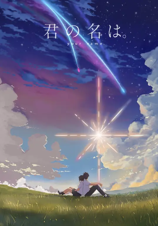 Your Name: Kisah cinta yang menyeberangi waktu Poster film Your Name.