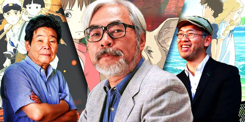 Pendiri Studio Ghibli Foto Hayao Miyazaki dan Isao Takahata, pendiri Studio Ghibli