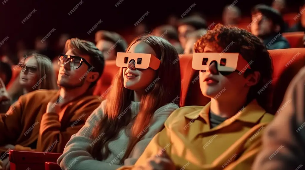 Sensasi Menonton Anime di Bioskop Para penonton sedang menikmati film anime di bioskop