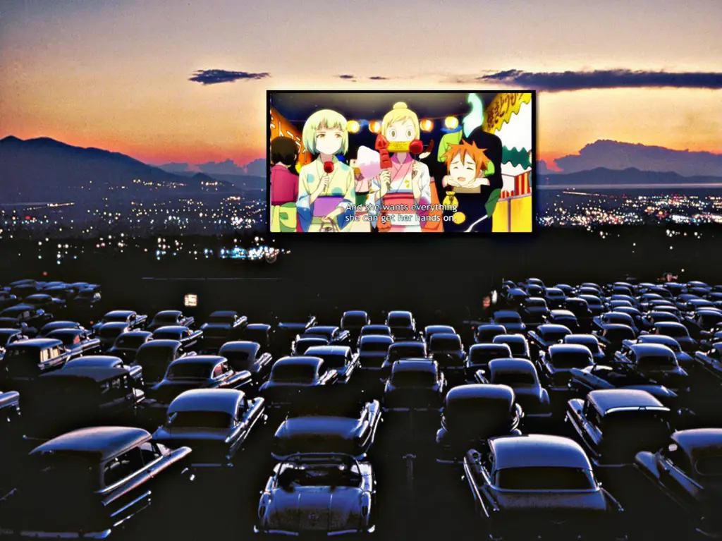 Pengalaman Nonton Anime di Bioskop Gambar penonton anime di bioskop yang menikmati film