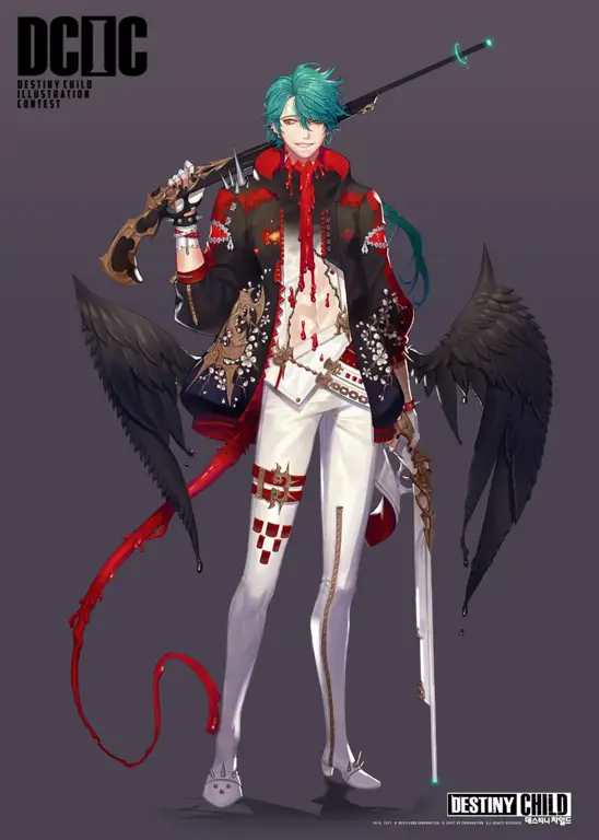 Desain Karakter Anime yang Menarik Contoh desain karakter anime yang detail dan ekspresif.