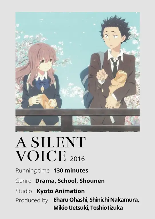 Poster film anime A Silent Voice