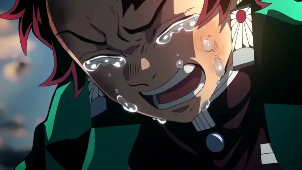Karakter Anime yang Menggambarkan Kesedihan Karakter anime yang sedang menangis