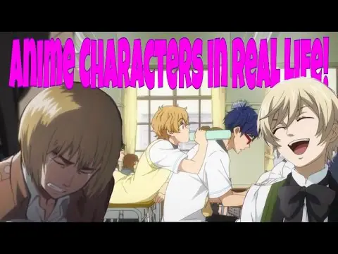 Perbandingan karakter anime dengan kehidupan nyata Perbandingan karakter anime dengan kehidupan nyata