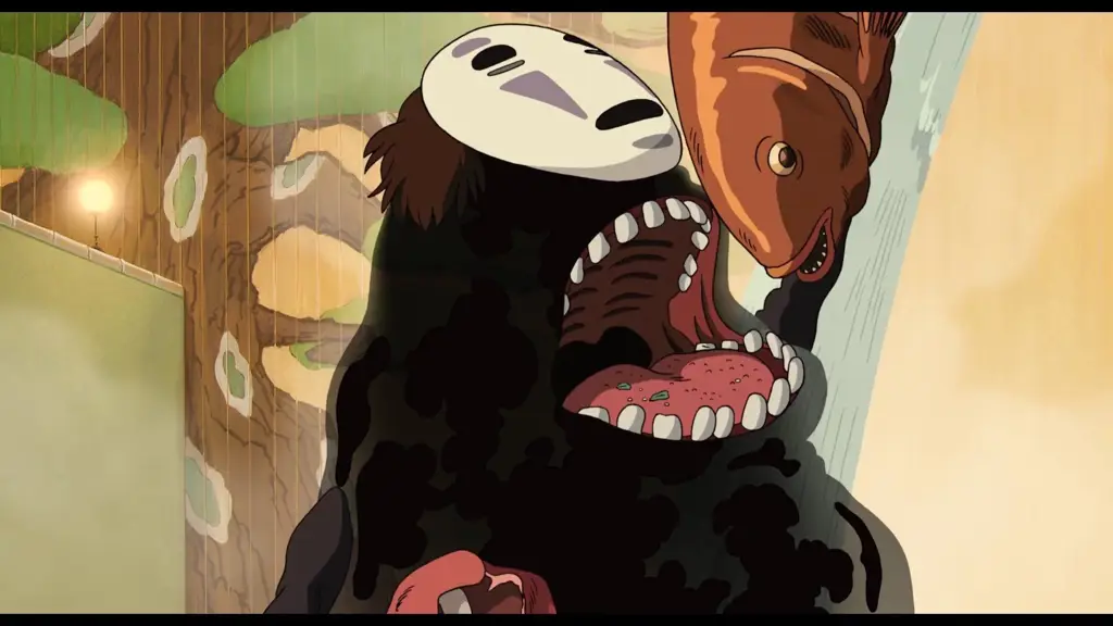 Misteri dan Pesona No-Face Gambar karakter No-Face di film Spirited Away