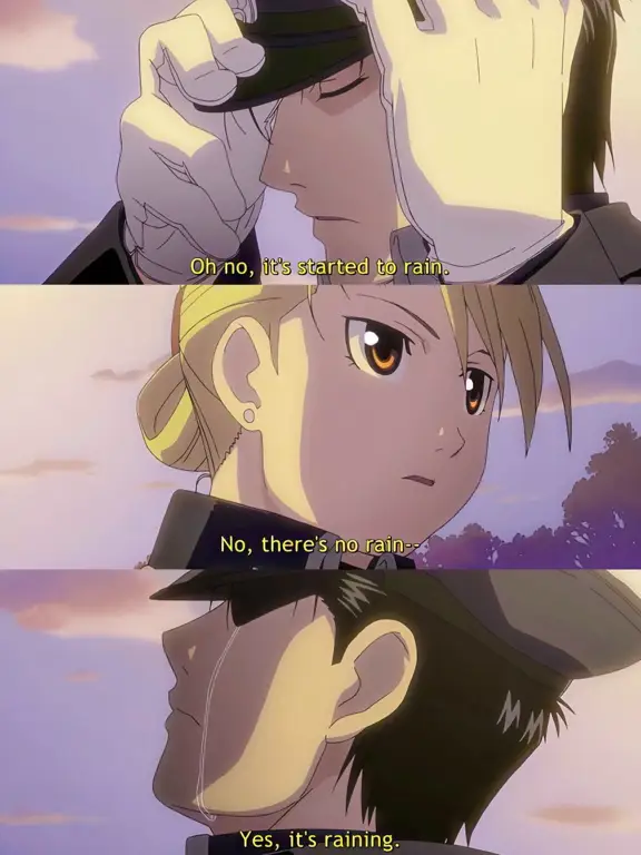 Persahabatan yang menyentuh dalam anime Adegan persahabatan menyentuh dari anime