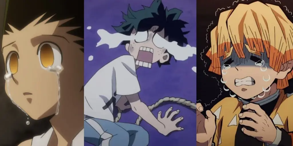 Ekspresi sedih karakter anime yang sangat mengena Karakter anime yang sedang menangis