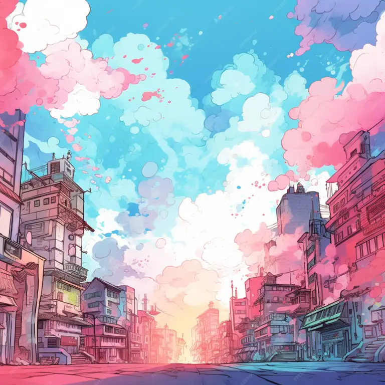 Jalanan Kota: Anime vs Realita Perbandingan jalanan kota di anime dan kehidupan nyata