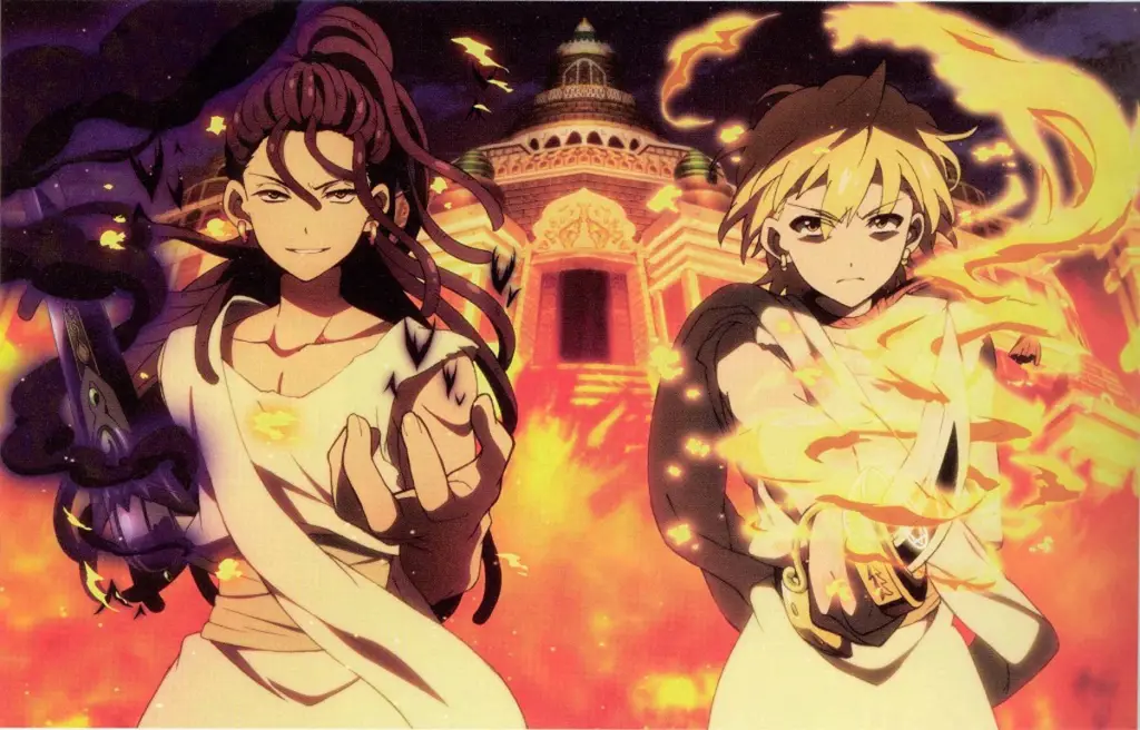 Beragam Kekuatan Super dalam Anime Gambar beberapa karakter anime dengan kekuatan super yang berbeda-beda.