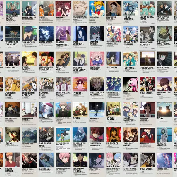 Poster Film Anime Superhero Koleksi poster film anime dengan tema superhero