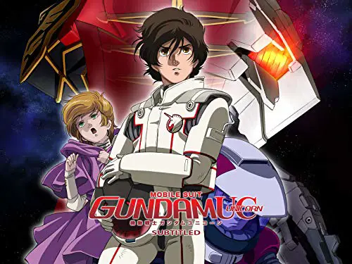 Gambar adegan aksi dari film Mobile Suit Gundam Unicorn