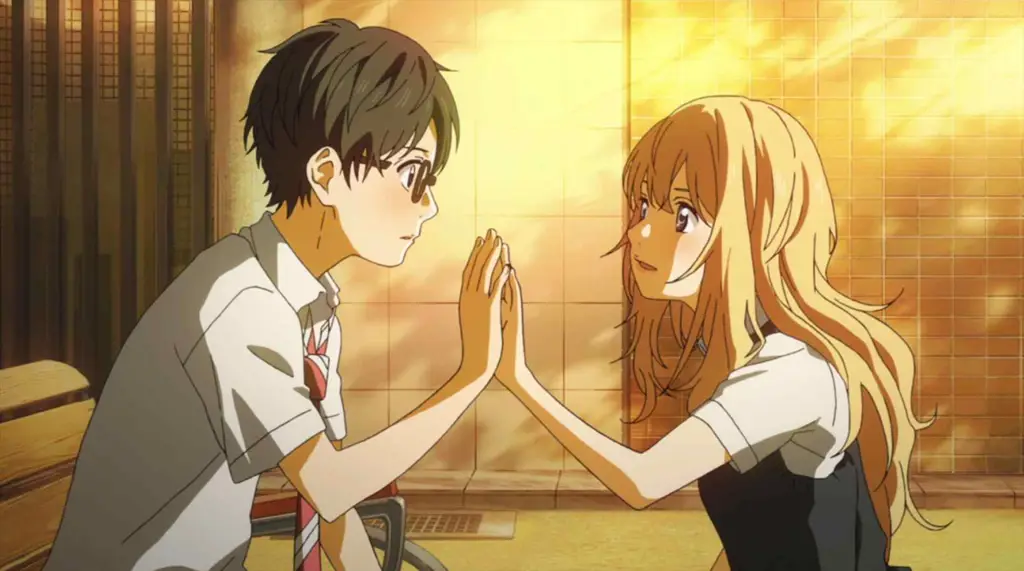 Pasangan dalam film anime romance Pasangan dalam film anime romance