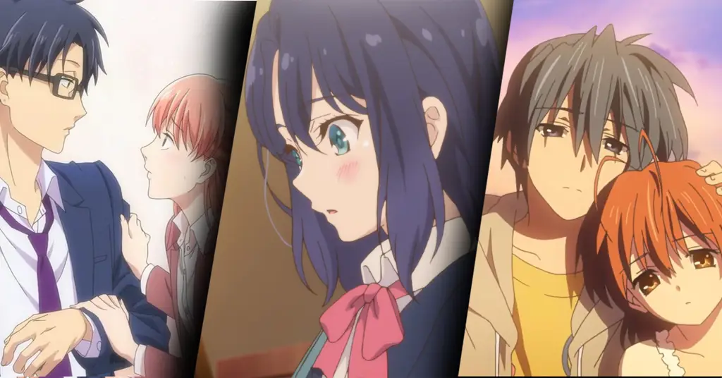Momen romantis dalam film anime pilihan Adegan romantis dari film anime