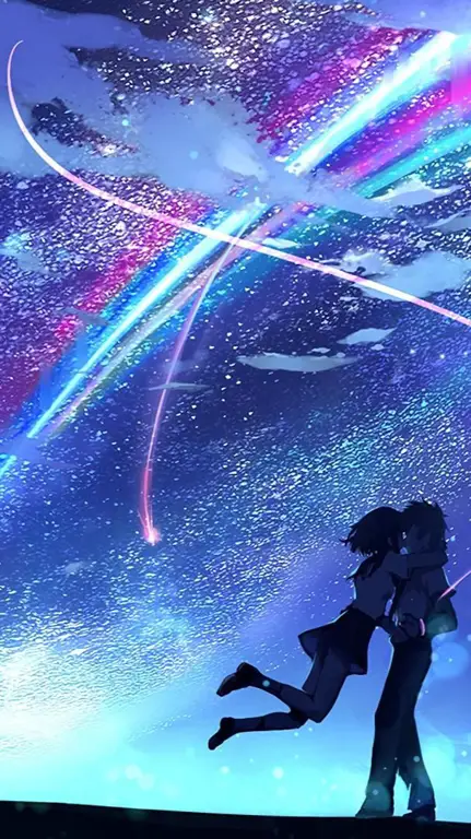 Pemandangan indah dari film Your Name