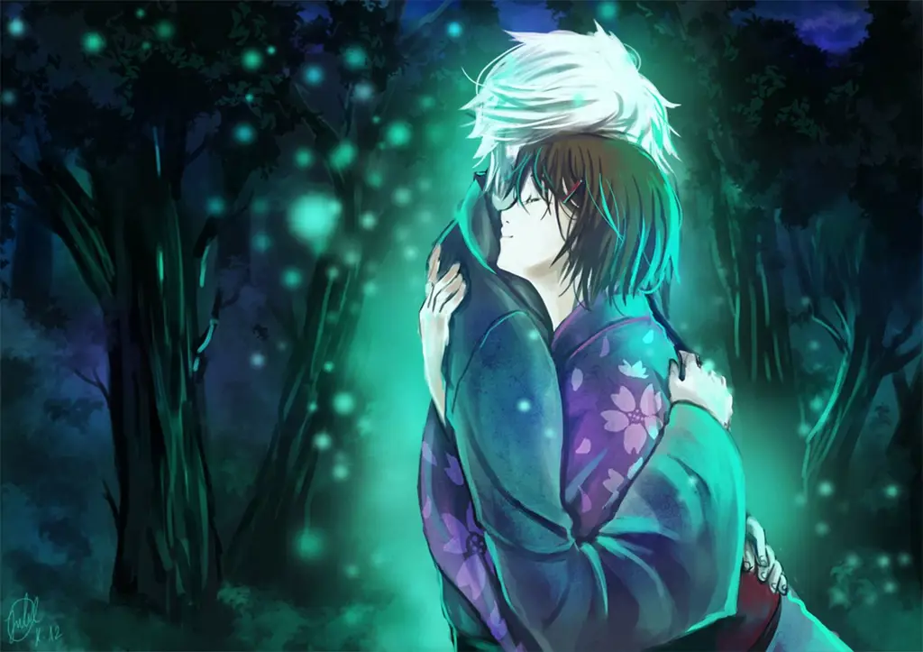 Potret Keindahan Animasi Hotarubi no Mori e Adegan Anime Hotarubi no Mori e yang Menarik