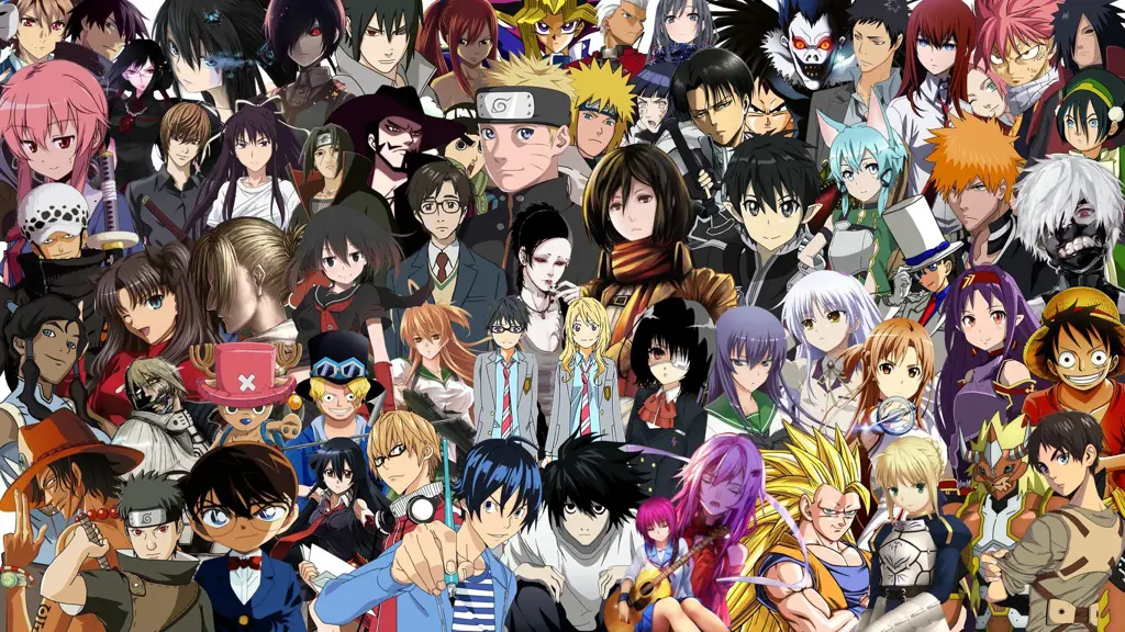 Kumpulan Film Anime 2017 Kolase poster film anime tahun 2017