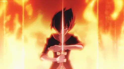 Adegan pertarungan yang epik dan menegangkan Adegan pertarungan dalam film Garo anime movie